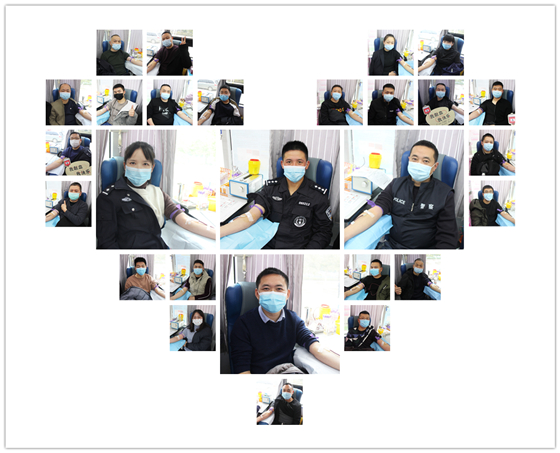 人民警察一心為民，捋袖捐血鐵血柔情——安康市公安局積極開展冬季獻(xiàn)血活動